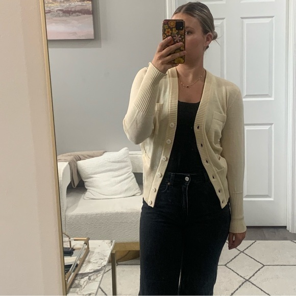 Yves Saint Laurent YSL Sweater Vintage Cardigan Button Down in